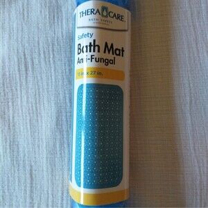 Theracare Antifungal Safety Bath Mat 15 in X 27 Inch NEW